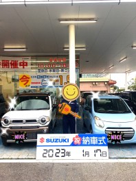 ハスラーご納車ありがとうございます